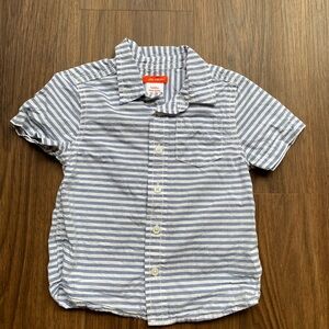 Joe Fresh | Blue Striped Button Up Shirt